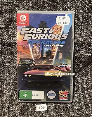 Nintendo Switch Fast & Furious Spy Racers Rise Of Sh1ft3r Shifter  💨 2post • $45