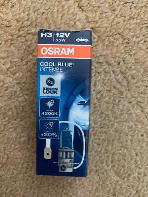 2x Genuine Osram Cool Blue Intense H3 (453) 55W 12V Bulb [64151CBI] PK22s • $16.15