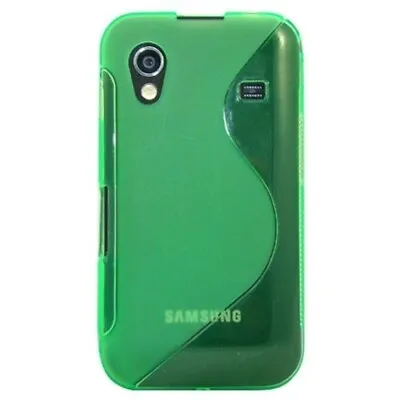 Samsung Galaxy Ace 2 I8160 Shockproof Case Tough TPU Silicone Green S-Line Gel • £1.99
