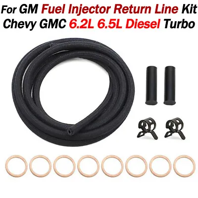 For 6.2L 6.5L GM Diesel Fuel Injector Return Line Kit Chevy GMC 6.2 6.5 Turbo • $12.99
