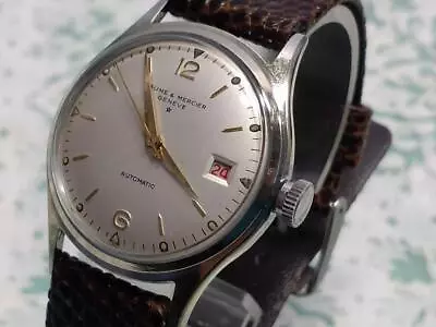 Super Rare BAUME & MERCIER GENEVE Clifton Vintage Watch Swiss Made Automatic 133 • $1199