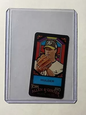 2023 Topps Allen & Ginter Mark Mulder Mini Stained Glass Case Hit Sp Athletics • $19.99