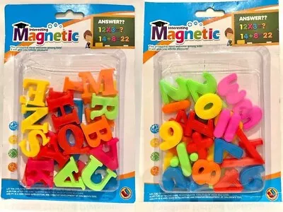 Magnetic Letters Numbers Fridge Magnet Kid Education Early Home Learning School  • £2.85