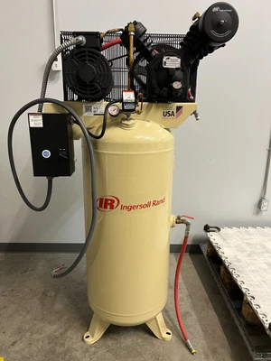 $1300 • Buy Ingersoll Rand Air Compressor — 5 HP, 200 V 3 Phase, 60 Gallon, Model# 2340L5-V