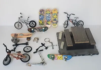 Vtg Fingerboards Bikes Scooter Picnic Table Extra Parts Finger Toys Lot • $19.99