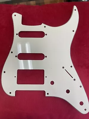 White Pickguard HSS For Fender Stratocaster • $10