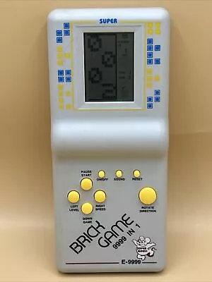 Vintage Super Mouse Brick Game Handheld Electronic Game 9999 In 1 E-9999 Working • £7.50