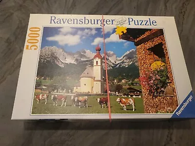 Tirol Austria 5000 P Puzzle Used Bagged Ravensburger 40 X 60 Kirsch Alps 174034 • $199.99