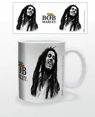 Bob Marley B&w 11 Oz Mug Reggae Music Icon Legend Ganja Guitar Gift Rasta New!!! • $19.99