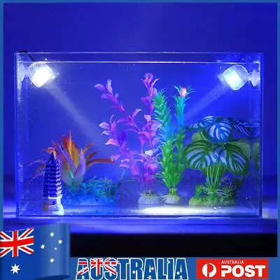 Mini Waterproof Aquarium LED Spotlight Submersible Light Fish Tank Underwater • $12.99