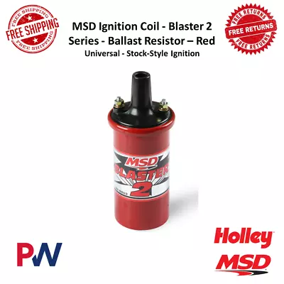 MSD Ignition Coil - Ballast Resistor - Blaster 2 - 8mH - 45000 Volts - Universal • $115.66