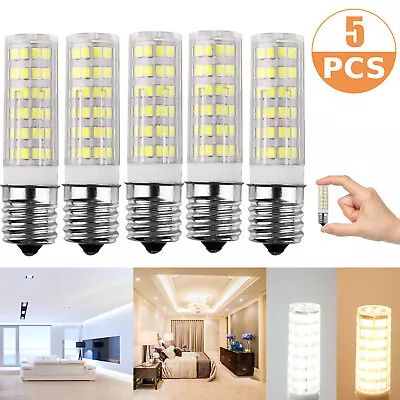 5pcs E17 Base LED Bulb Microwave Oven Light Dimmable 7W 6000K Bright Lamp Bulbs • $13.98