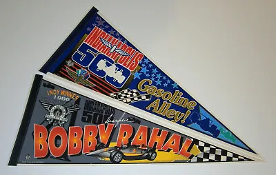 (2) 1986 Bobby Rahal Indy 500 Champs Pennants Lot Gasoline Alley Indianapolis • $8.95