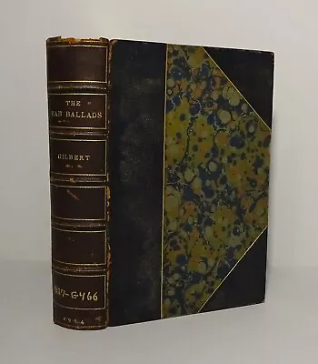 1924 THE BAB BALLADS By W.S. Gilbert 350 Illustrations Zaehnsdorf Fine Binding • $195