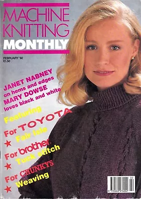 Machine Knitting Monthly Pattern Magazine February 1992 Iris Bishop Vintage Doll • £6.49