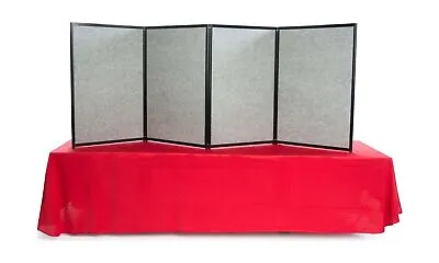 Trade Show Presentation Board 4 Panels Fit 8-Foot Table Double Sided Choos... • $403.50