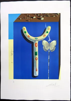 $1750 • Buy Dali, Memories Of Surrealism, Surrealist Crutches, Lithograph Etching, Authentic