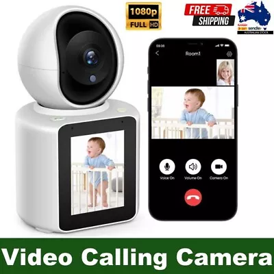 BDI 2MP Two-Way Video Calling Camera Wi-Fi Security W/ HD Screen Night Vision • $77.95