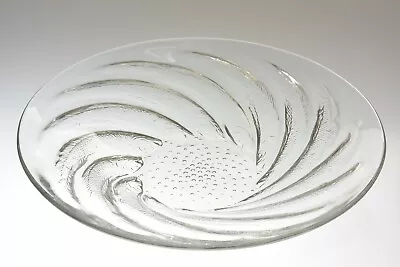 Lalique Crystal Vintage R 1931 Poissons Shallow Bowl Plate • $895