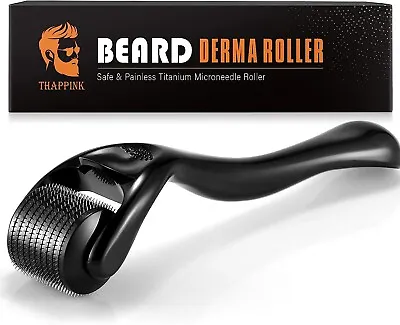 $60.99 • Buy Beard Derma Roller Microneedle For Growth, 0.25mm Black