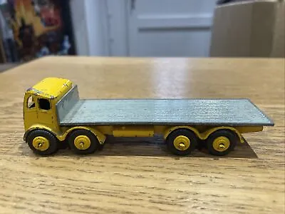 MORESTONE FODEN DIESEL WAGON Truck Lorry Yellow ORIGINAL CONDITION  8 Wheeler • $62.16