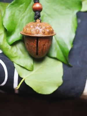 Acorn Bell Pendant - Strength & Courage - Pagan Wicca Witchcraft Ogham Tree • £9.95