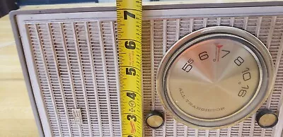 Motorola All Transistor Radio AX5W (1960s) White Vintage • $49.99