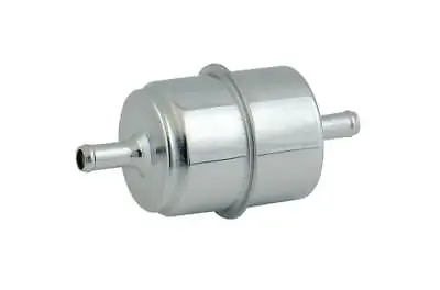 Mr Gasket 9745 Chrome Fuel Filter 5/16  Hose Carbureted Applications - 40 Micron • $16.50