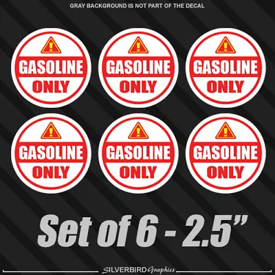 Gasoline Only Sticker Fuel Decal Gas Label Tank Vinyl Ethanol Diesel Oil Ethanol • $3.96