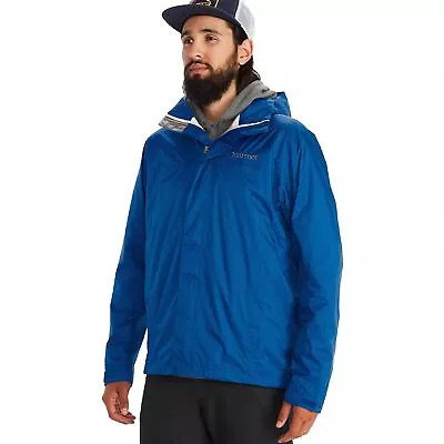 MARMOT Men’s PreCip Jacket | Lightweight Waterproof Small Blue Sapphire  • $129.46