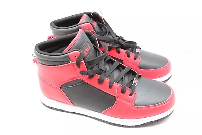 FUBU Men's 11 Heritage Basketball High-Top Sneakers Round Toe Lace-up Boots Red • $29.99