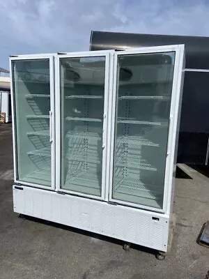 3 Glass Door Freezer Master-Bilt BLG-74HD Reach In Display Merchandiser #8689 • $2999.99