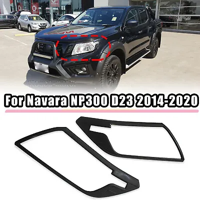 Headlight Head Light Lamp Cover For Nissan Navara NP300 D23 2014-2020 • $39.99