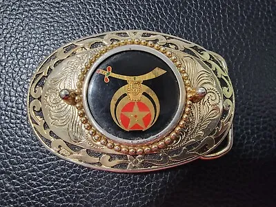 Vintage Masonic Belt Buckle • $14.99