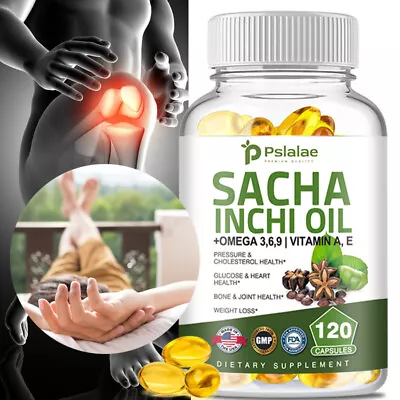 Sacha Inchi Oil Capsules 500mg - Rich Source Of Omega 3-6-9 Immune Support • $23.93