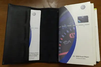 VOLKSWAGON PASSAT WAGON 2003 Owner's Manual Handbook Auto Car • $14