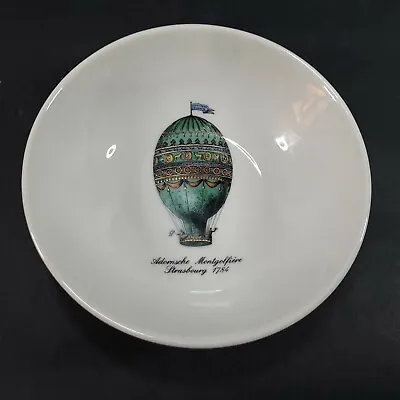 Vintage E&R Kaiser West Germany Hot Air Balloon Berry Bowl Porcelain • $14.97