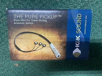 K&K Sound Pure Mini Acoustic Guitar Pickup - Steel String Guitars - NEW! • $64