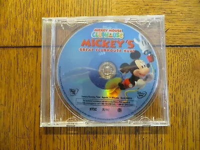 Mickey's Great Clubhouse Hunt - Tony Anselmo Russi Taylor 2007 Disney DVD GOOD! • $5.99