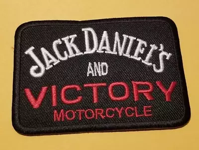 Jack Daniel's And Victory Motorcycles Worldwide Ship Embroidered Patch * • $7.60