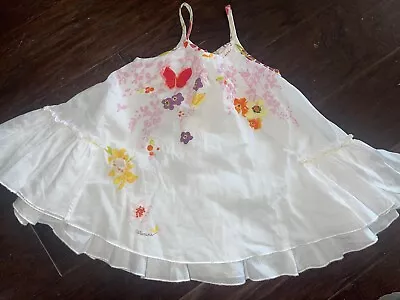 Catimini Flower Floral Dress  Size 18 Months Size 80 Spring Beach Pictures • $21