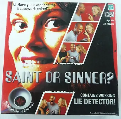 Saint Or Sinner? Game - NEW - Electronic Lie Detector Adult Game Hasbro 18+.((49 • £7.99