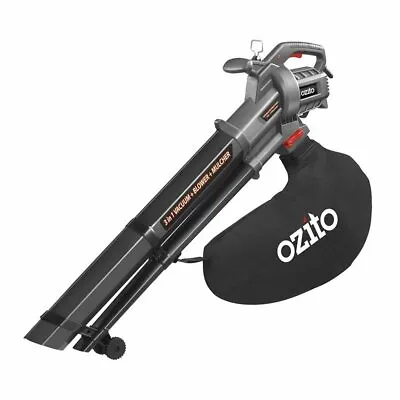 Ozito 2400W 3 In 1 Electric Blower Vacuum Mulcher • $80.99