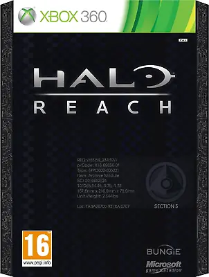 Halo Reach Limited Collector's Edition XBOX 360 Video Game Original UK Release • £34.99