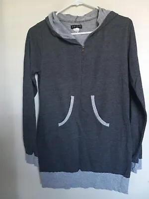 Venus Sz Small Grey Gray Hoodie Kangaroo Pocket Long Sleeves Pullover Sweatshirt • $16.99