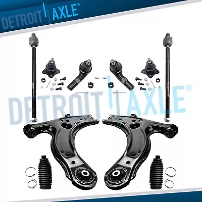 Front Lower Control Arms Tie Rods Suspension Kit For 99-05 VW Jetta Golf Beetle • $99.75