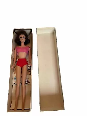 Vintage Brunette Midge Barbie By Mattel #860 In Original Box Booklet Stand 1963 • $128.88