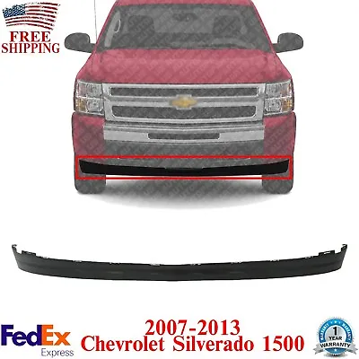 Front Lower Valance Deflector Extension Textured For 07-13 Chevy Silverado 1500 • $50.81