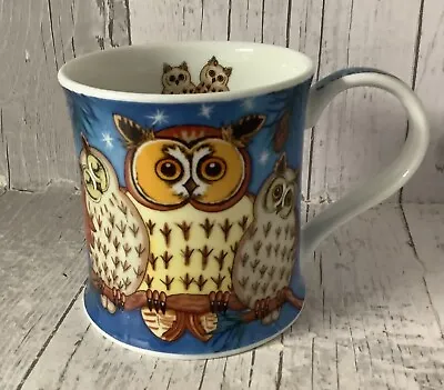 Dunoon Hooters Owl Mug Jane Brookshaw Fine Stoneware • £10