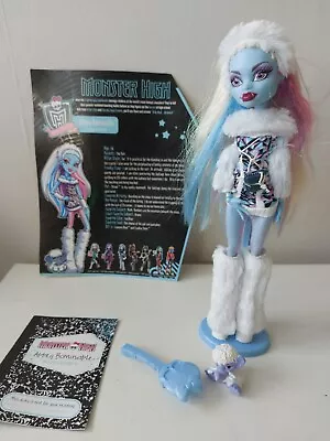 £139.99 • Buy Monster High Abbey Bominable With Shiver Pet Wave 2 Signature V7988 2011 Rare
